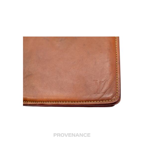 🔴 Louis Vuitton Marco Wallet - Nomade Caramel Leather - Picture 8 of 11